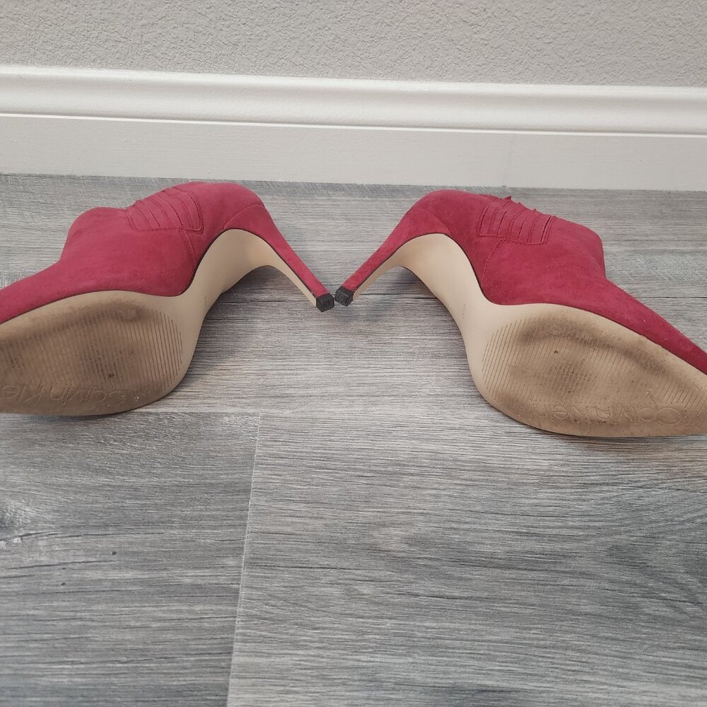 Red Suede booties - Picture 4 of 5